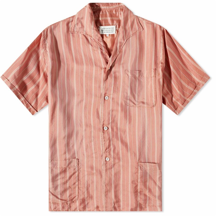 Photo: Maison Margiela Men's Stripe Vacation Shirt in Pink