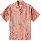 Maison Margiela Men's Stripe Vacation Shirt in Pink