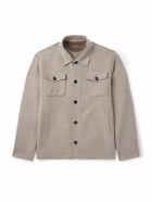 Kiton - Wool and Cashmere-Blend Overshirt - Neutrals