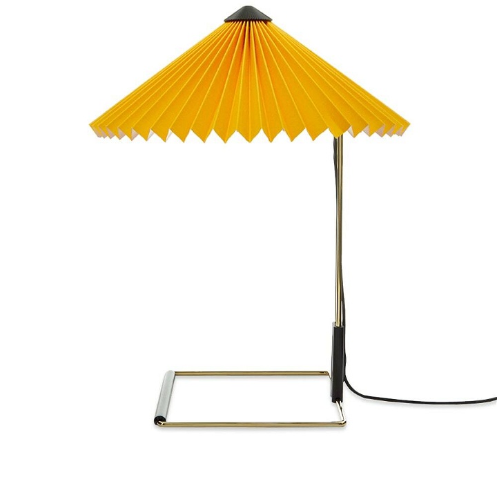 Photo: HAY Matin Table Lamp in Yellow