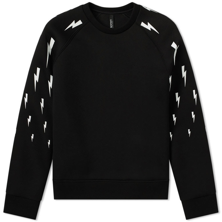 Photo: Neil Barrett Lightning Bolt Sleeve Sweat