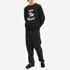 Late Checkout Men's Bellboy Crew Knit in Black