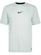 Nike Training - Logo-Print Dri-FIT Mesh Training Top - Gray