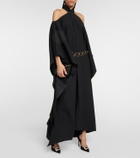 Taller Marmo Mambo belted crêpe maxi dress