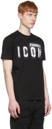 Dsquared2 Black 'Icon' Spray T-Shirt