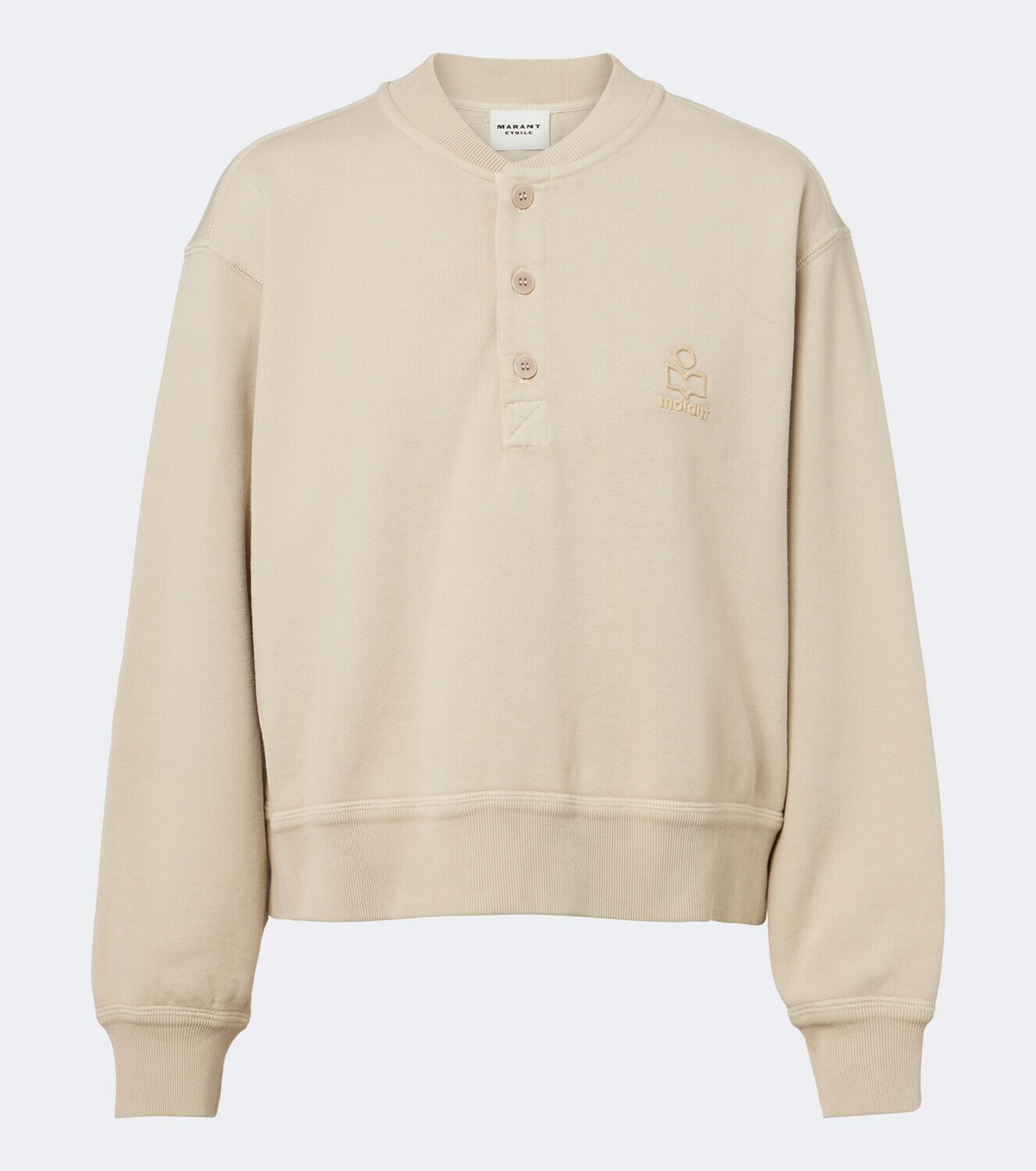 Marant Etoile Simony cotton-blend jersey sweatshirt