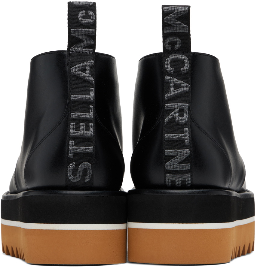 Stella McCartney Black Sneakelyse Platform Loafers