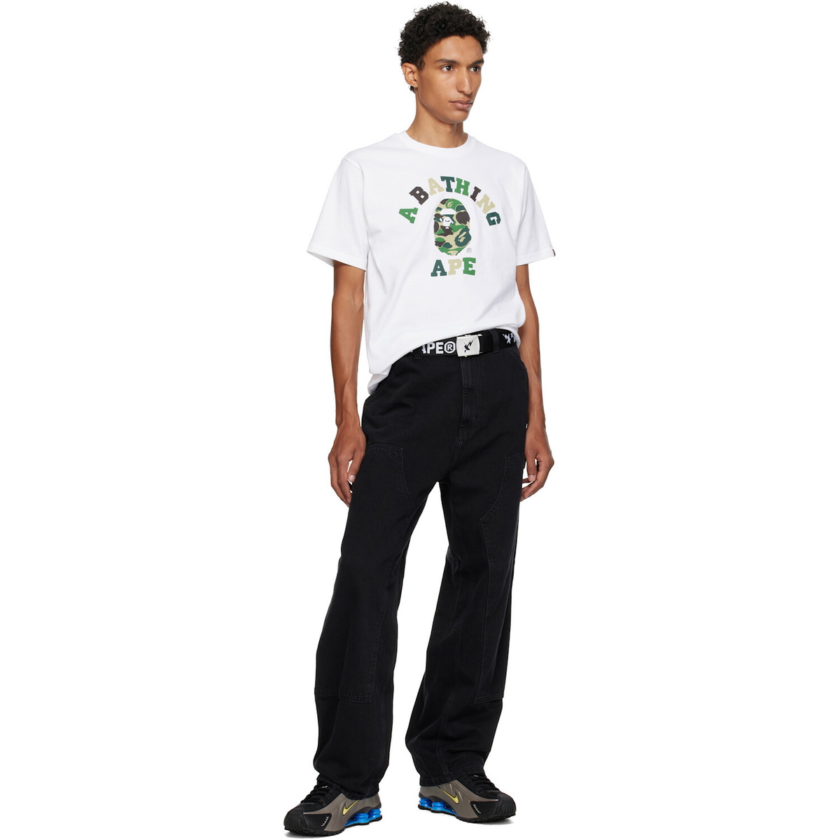 BAPE Black Logo GI Belt