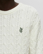 Puma Puma X Qgc Cable Knit Sweater White - Mens - Pullovers