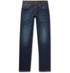 Nudie Jeans - Steady Eddie II Slim-Fit Tapered Organic Stretch-Denim Jeans - Blue