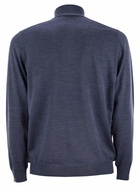 Fedeli Favonio - Superfine Wool Half-zip Sweater