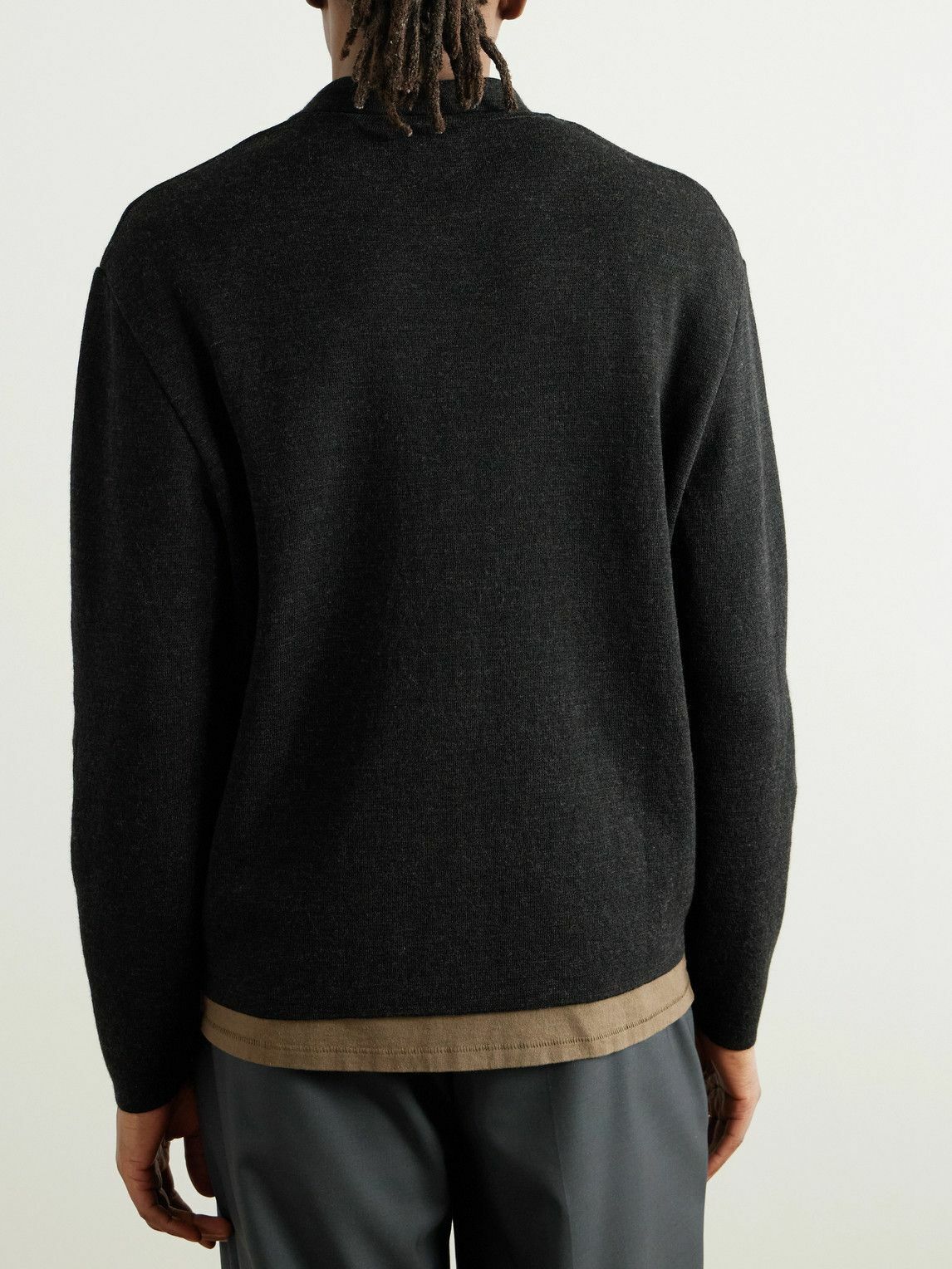 De Bonne Facture - Wool Cardigan - Gray