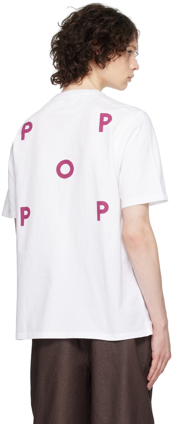 Pop Trading Company White Crewneck T-Shirt