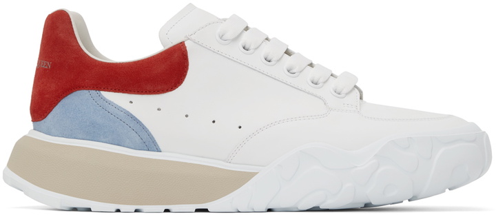 Photo: Alexander McQueen White & Red New Court Sneakers