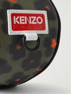 KENZO - Discover Floral-Print Faux Leather Messenger Bag