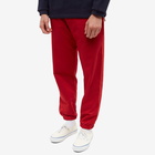 PACCBET Men's Logo Sweat Pants in Dark Red