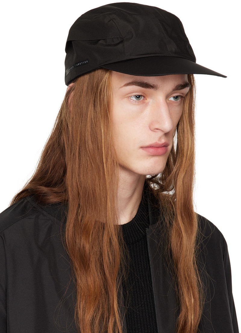 Norse Projects ARKTISK Black 3-Layer 4-Panel Cap