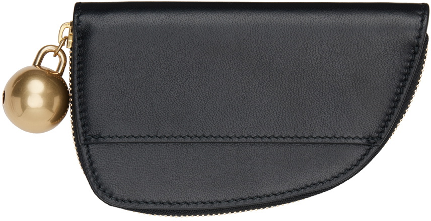 【Burberry】SHIELD COIN シールドコインケース Burberry Black Shield Coin Pouch Burberry