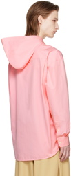 Meryll Rogge Pink Hooded Shirt