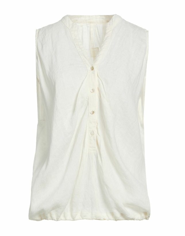 Photo: 120% Lino Womens Top in Off white