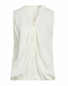 120% Lino Womens Top in Off white