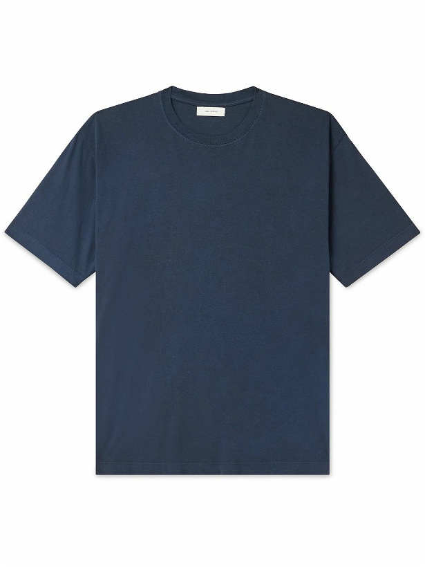 Photo: SSAM - Organic Cotton-Jersey T-Shirt - Blue