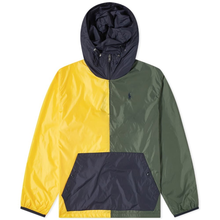 Photo: Polo Ralph Lauren Panelled Popover Hooded Jacket
