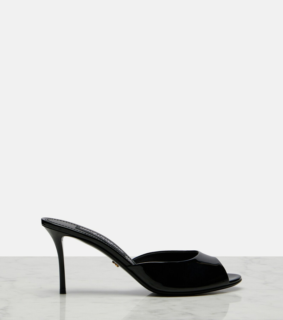 Dolce&Gabbana Keira patent leather mules