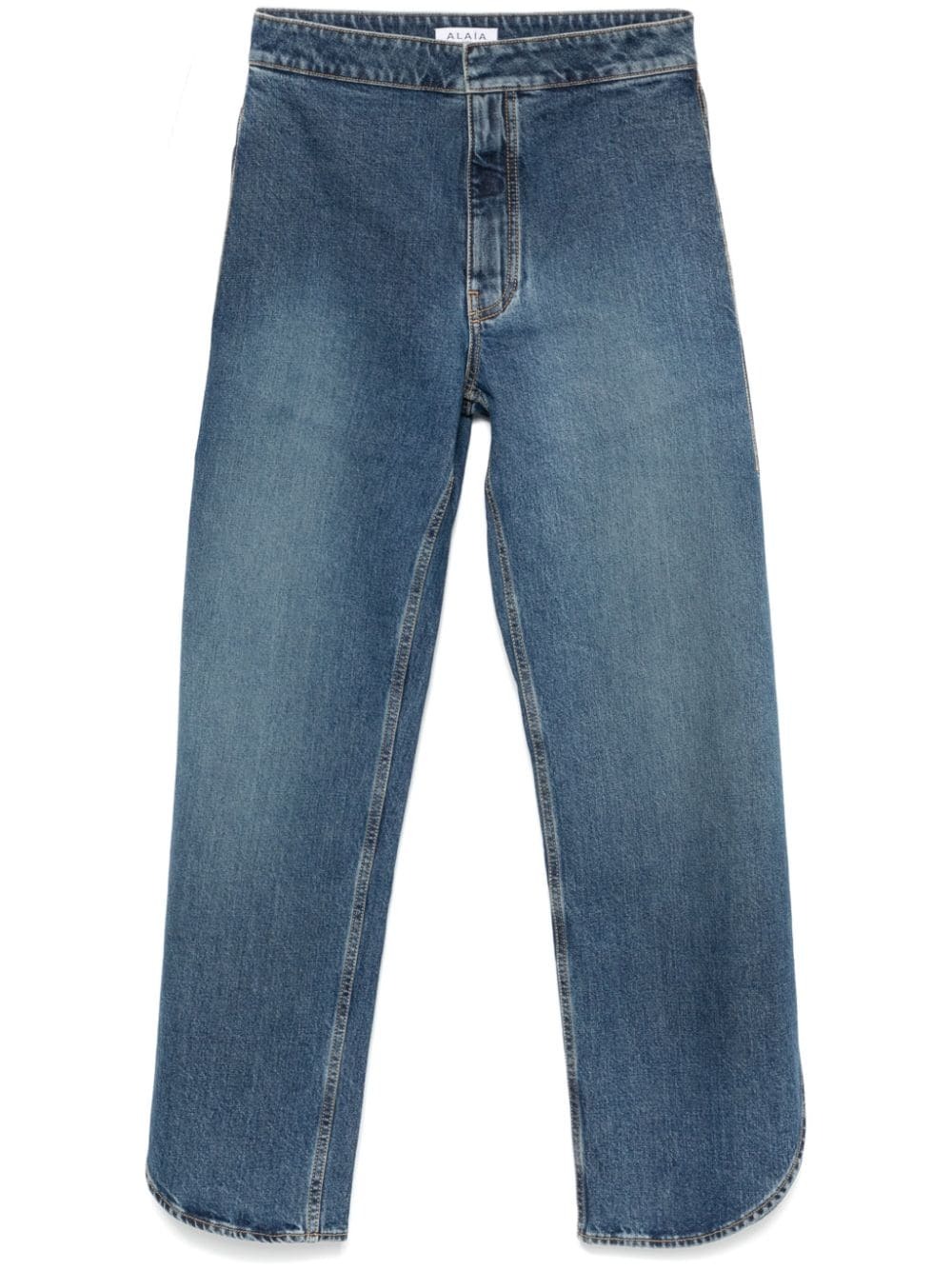 ALAÏA - Petal Wide Leg Denim Jeans ALAÏA