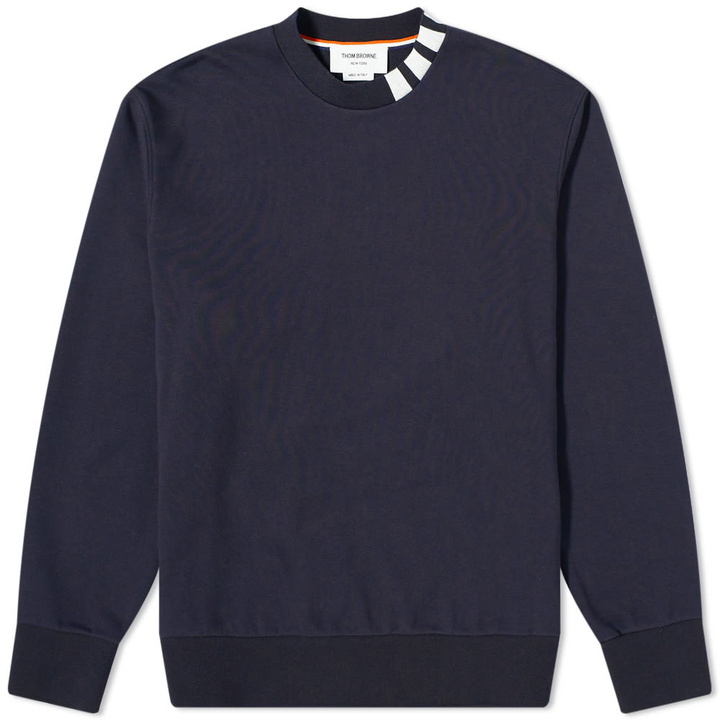 Photo: Thom Browne 4 Bar Mock Neck Sweat