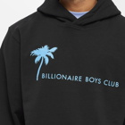Billionaire Boys Club Men's Palm Logo Popover Hoody in Black