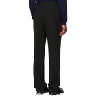 Lanvin Black Wool Pleated Trousers