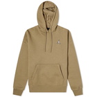 Air Jordan Men's Essential Fleece Popover Hoody in Matte Olive/White