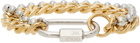 IN GOLD WE TRUST PARIS Gold & Silver Link Bracelet