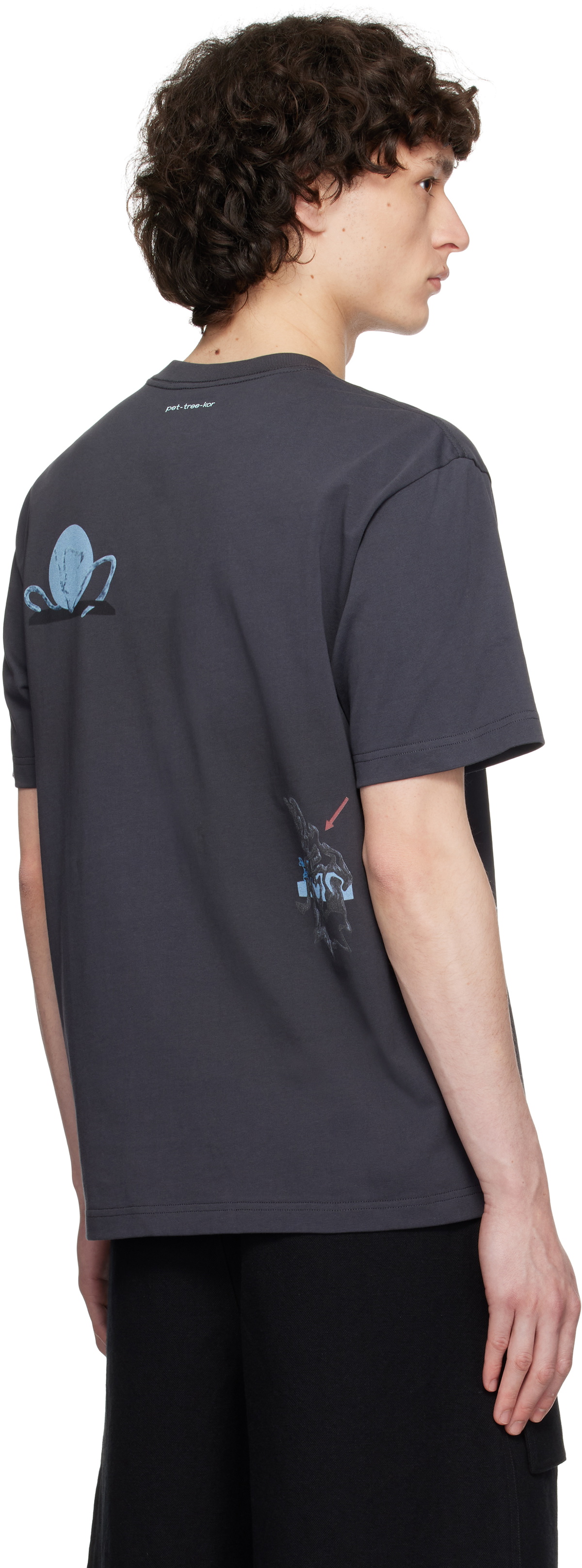 pet-tree-kor Gray 'Carbonara Misguided' T-shirt