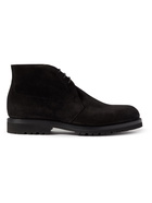 George Cleverley - Nathan Suede Chukka Boots - Black