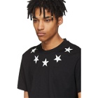 Givenchy Black Vintage Stars T-Shirt