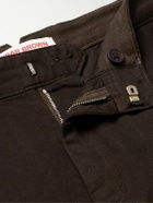Orlebar Brown - Fallon Straight-Leg Cotton-Blend Twill Trousers - Brown