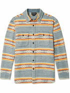 Pendleton - Driftwood Brushed Cotton-Jacquard Shirt - Gray