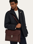 Ferragamo Mens Hug buckle briefcase in Red