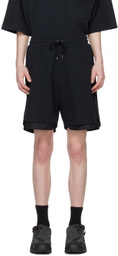 meanswhile Navy Easy Shorts