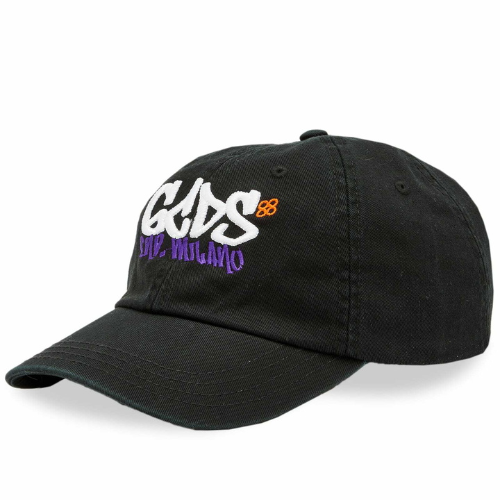 Photo: GCDS Women's Milano Logo Cap in Black