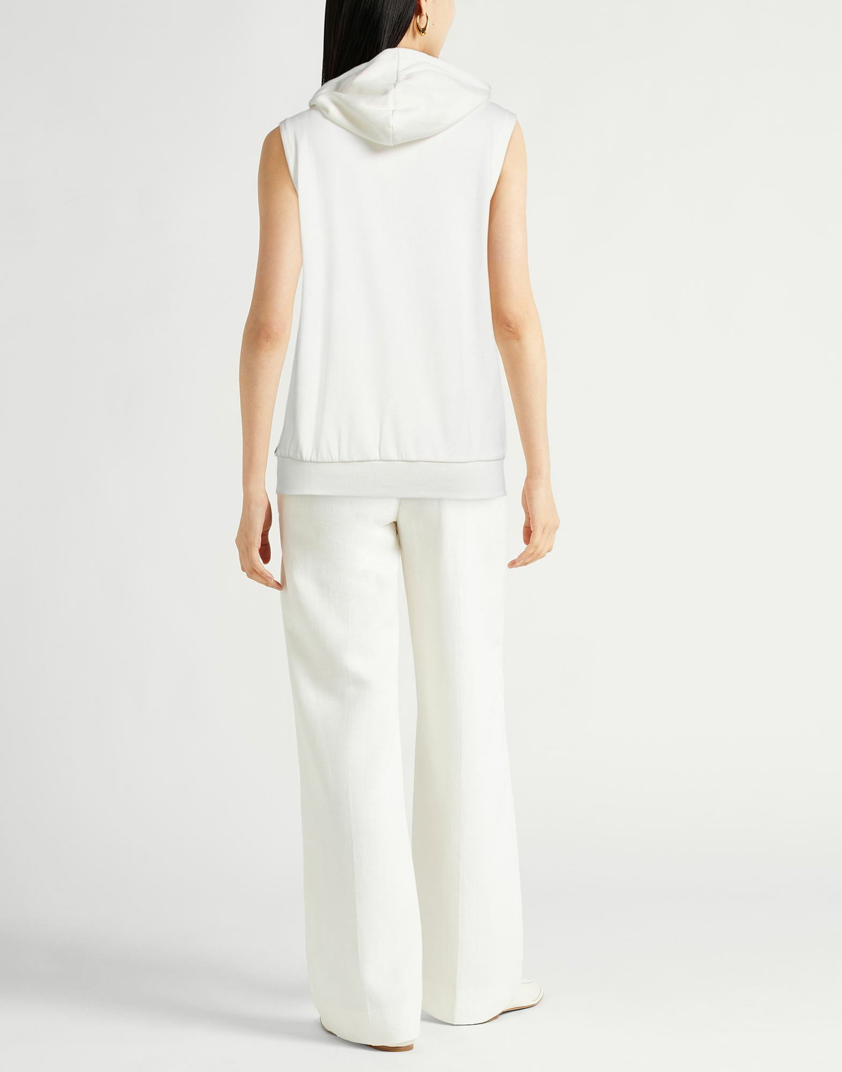 Eleventy Womens Sweatshirt in White