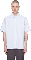 NORSE PROJECTS White & Blue Ivan Shirt
