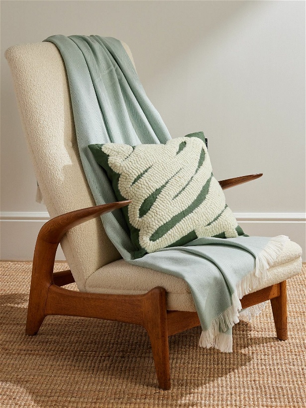 Photo: The Conran Shop - Scribble Knot Appliquéd Linen Cushion