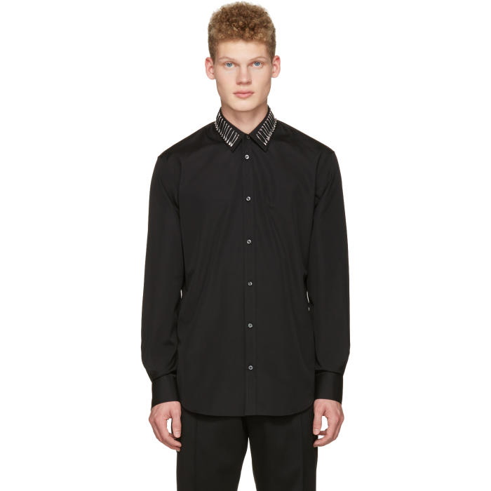 Photo: Dsquared2 Black Safety Pin Shirt