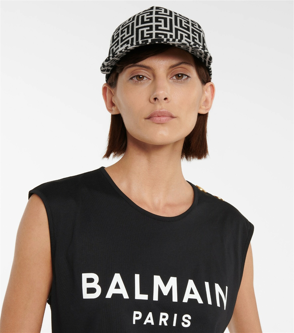 Balmain - Monogram baseball cap Balmain