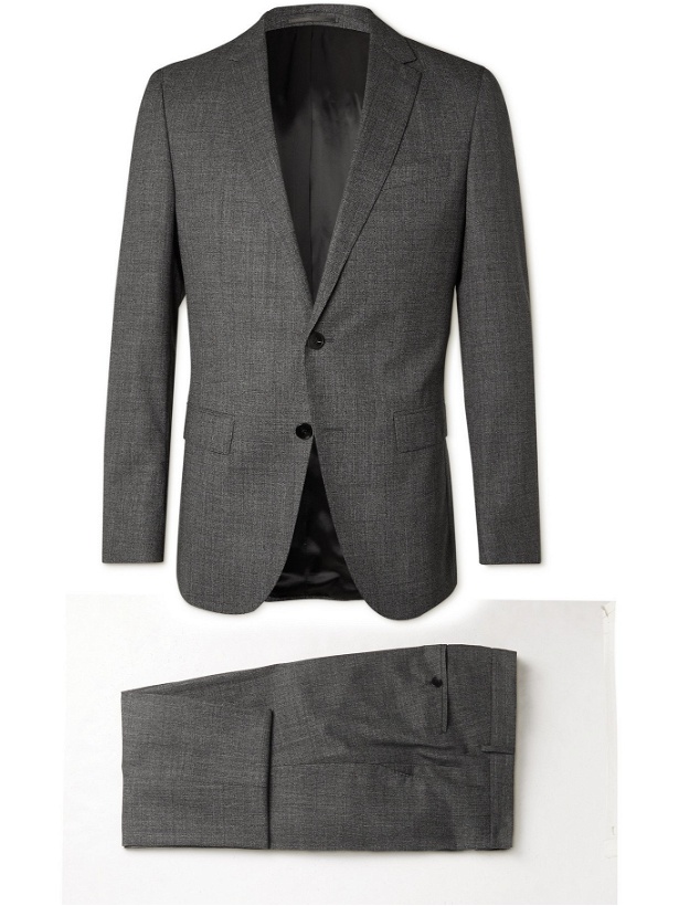 Photo: HUGO BOSS - Novan6/ Ben2 Slim-Fit Virgin Wool Suit - Gray