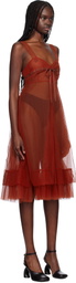 Renaissance Renaissance Red Benny Midi Dress