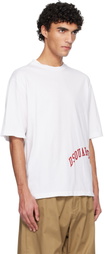Dsquared2 White Loose Fit T-shirt